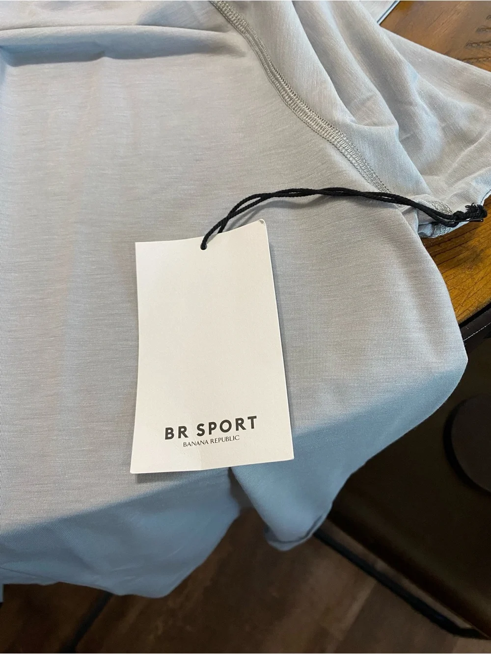 Banana Republic Short Sleeve Crew Neck Shirt - Light Gray